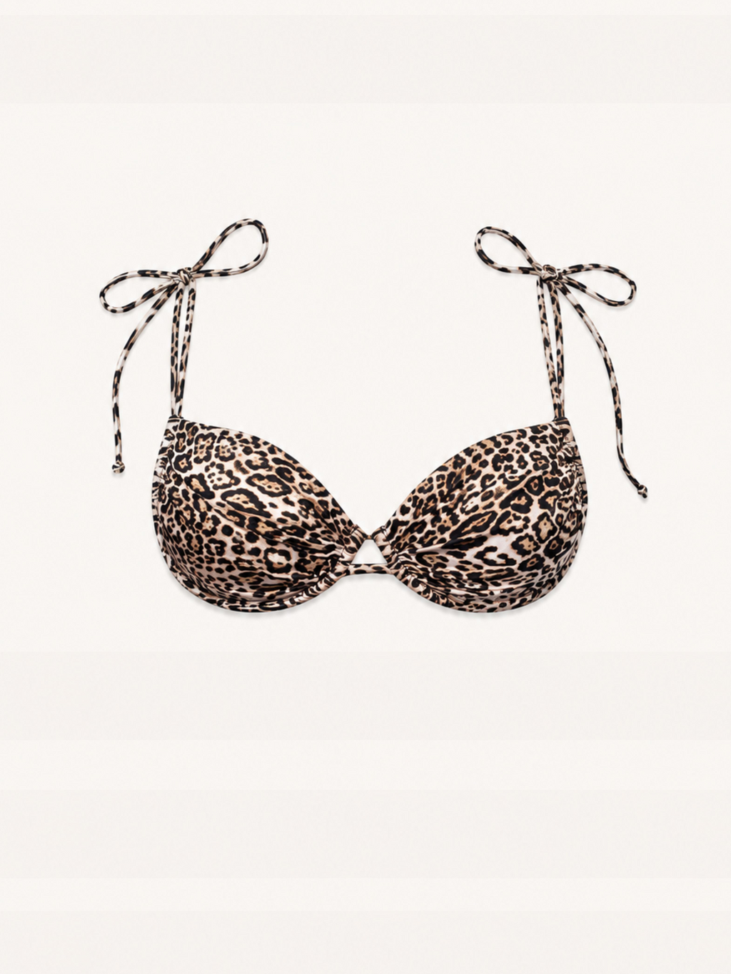 Portofino Leopard Bikini Top