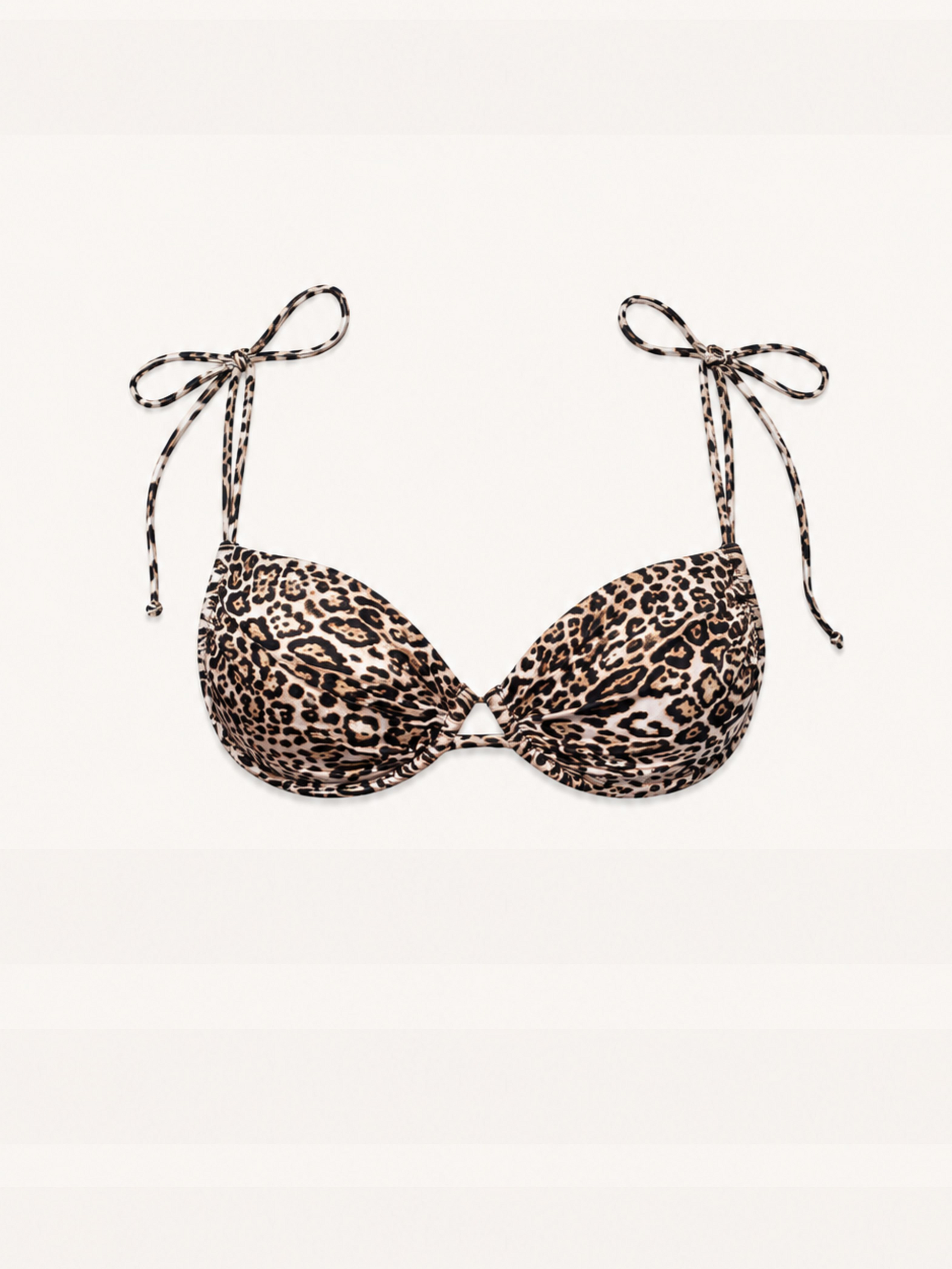 Portofino Leopard Bikini Top