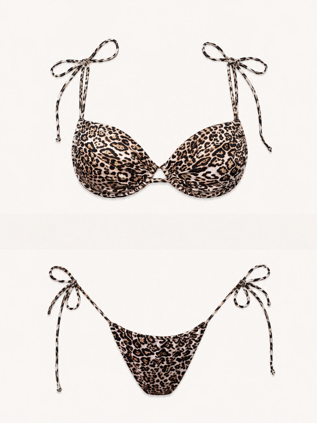 Portofino Leopard Bikini Top