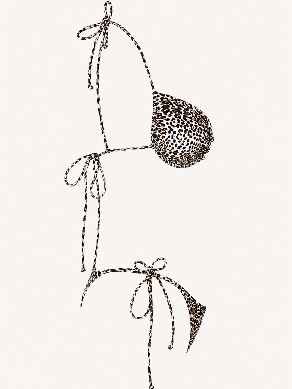 Portofino Leopard Bikini Top