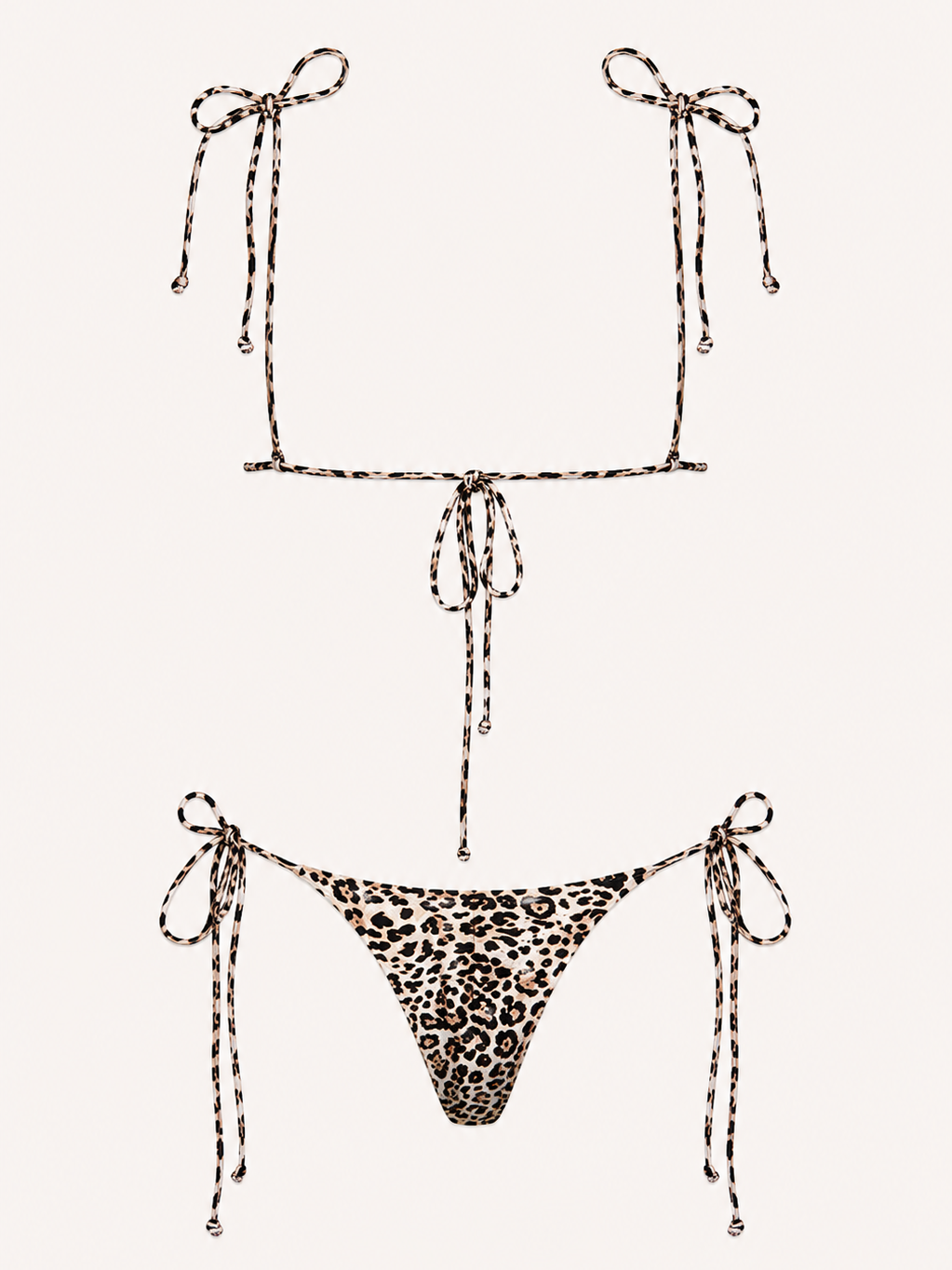 Portofino Leopard Bikini Top
